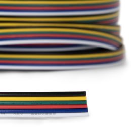   RGB+CCT 6-eres vezeték RGB+CCT LED szalag szereléshez Avide