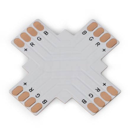 RGB LED szalag "X" nyák Avide