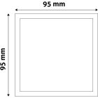 5W 4000K IP20 szögletes LED panel Avide