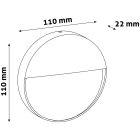 Sevilla LED 3W 3000K IP54 kültéri lépcső lámpa Avide