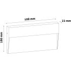 Kano LED 6W 3000K IP54 kültéri lépcső lámpa Avide