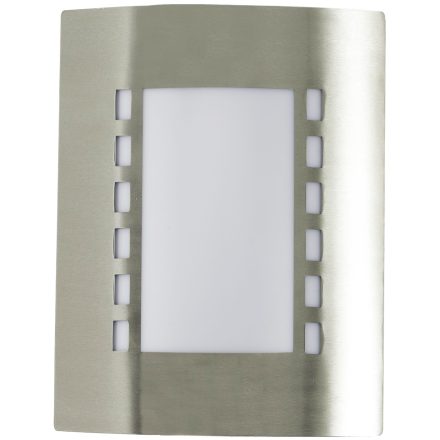 Monterey 1xE27 IP44 szatén nikkel kültéri fali lámpa Avide