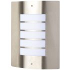 Morro 1xE27 IP44 szatén nikkel kültéri fali lámpa Avide