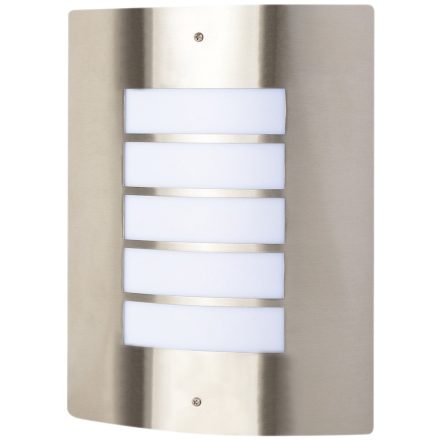 Morro 1xE27 IP44 szatén nikkel kültéri fali lámpa Avide