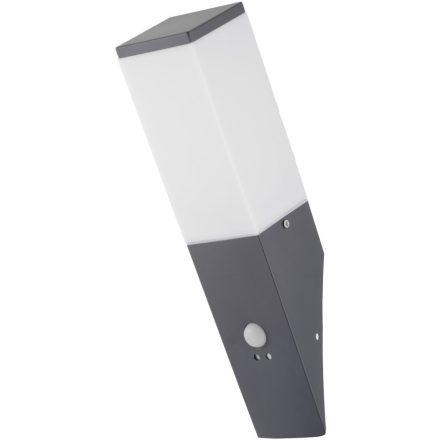 1xE27 IP44 kültéri fali lámpa Panama PIR antracit Avide