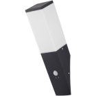 1xE27 IP44 kültéri fali lámpa Panama PIR fekete Avide