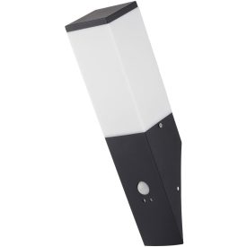 1xE27 IP44 kültéri fali lámpa Panama PIR fekete Avide