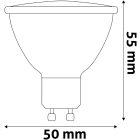 4,9W RGB+W GU10 okos izzó + BLE APP Control Avide