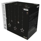 Karácsonyi függöny IP44 12db csillag 8F + időzítő 2x1m IR távirányítóval Entac