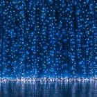 Karácsonyi függöny IP44 RGB 8x8 funkció 1x1.5m IR távirányítóval Entac