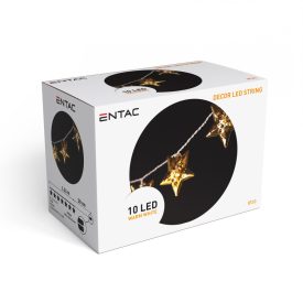 Karácsonyi beltéri fém arany csillag WW 1,65m Entac