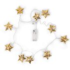 Karácsonyi beltéri fém arany csillag WW 1,65m Entac