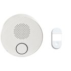 Hálózati ajtócsengő árramforrást nem igénylő IP44 adókészülékkel Entac