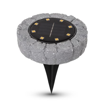 Kőhatású kerti szolár talajlámpa Entac