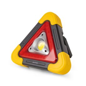   5W IP44 elakadásjelző lámpa COB újratölthető napelemes Entac