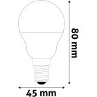 4W 3000K E14 LED fényforrás Entac