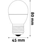 4W 3000K E27 LED fényforrás Entac