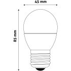 6,5W 6400K E27 LED fényforrás Entac
