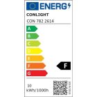 10W ZÖLD IP20 384LED/m COB 12V LED szalag Conlight