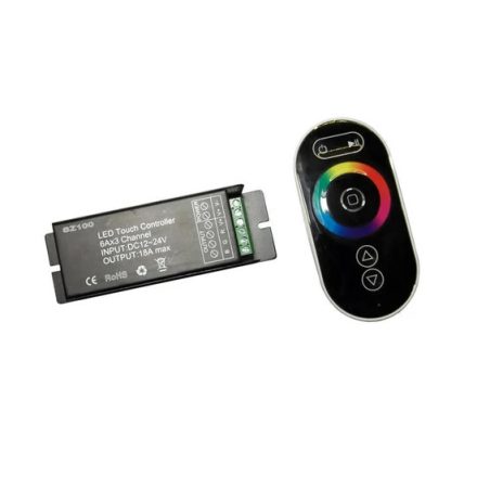RGB RF touch vezérlő 18A + távirányító Conlight