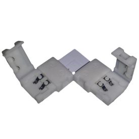   "L" toldóelem 8mm széles fehér LED szalaghoz (pattintós) Conlight