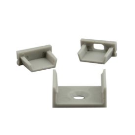   Rögzítő és végzáró szett 10 mm széles "U" profilhoz Conlight