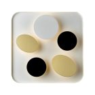 Constellation 15W 4000K fehér/fekete/arany mennyezeti lámpa Zuma Line