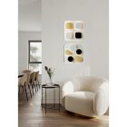 Constellation 15W 4000K fehér/fekete/arany mennyezeti lámpa Zuma Line