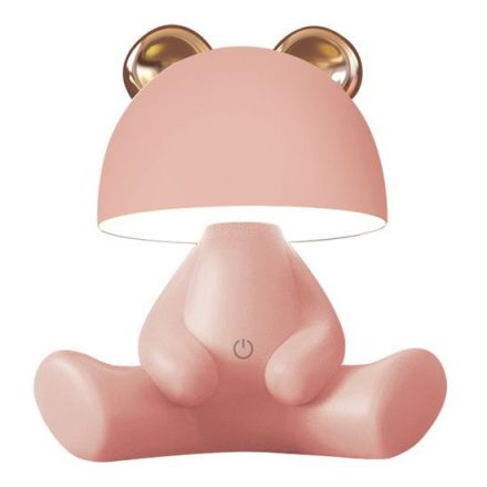 3W 4000K LED asztali lámpa mackó pink Zuma Line