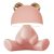 3W 4000K LED asztali lámpa mackó pink Zuma Line