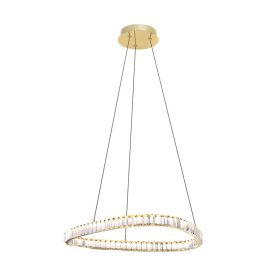   Athesa 25W 3000K/4000K/6000K arany LED függőlámpa Zuma Line