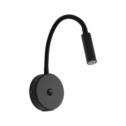 Lagos 1xG9 fekete fali lámpa USB csatlakozóval TK Lighting