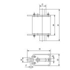 Késes biztosító betét NT 2 315A Elmark