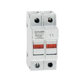   Biztosítóbetétes szakaszoló kapcsoló 10x38, 2P, 32A Elmark