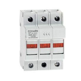   Biztosítóbetétes szakaszoló kapcsoló 10x38, 3P, 32A Elmark