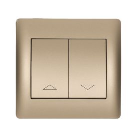 Rhyme redőnykapcsoló pezsgő metál Elmark