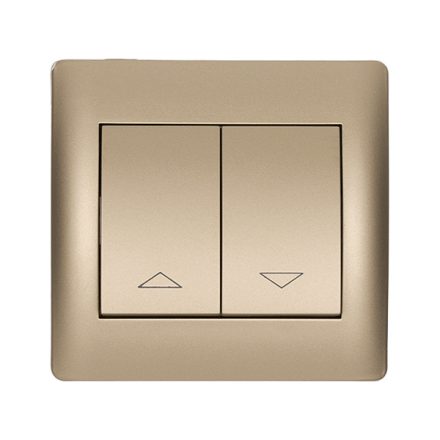 Rhyme redőnykapcsoló pezsgő metál Elmark