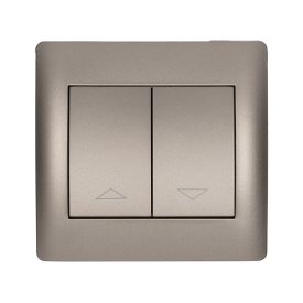 Rhyme redőnykapcsoló szürke metál Elmark