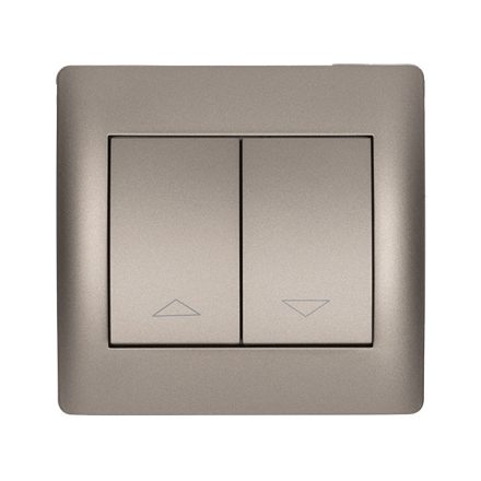 Rhyme redőnykapcsoló szürke metál Elmark