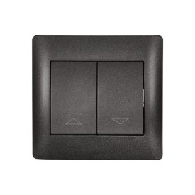 Rhyme redőnykapcsoló grafit metál Elmark