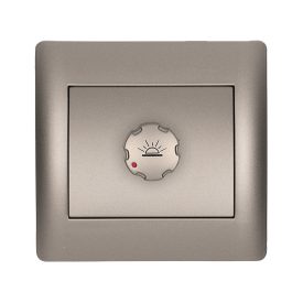 Rhyme dimmer kapcsoló szürke metál Elmark