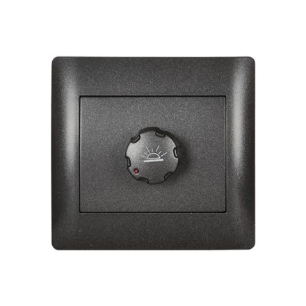 Rhyme dimmer kapcsoló grafit metál Elmark