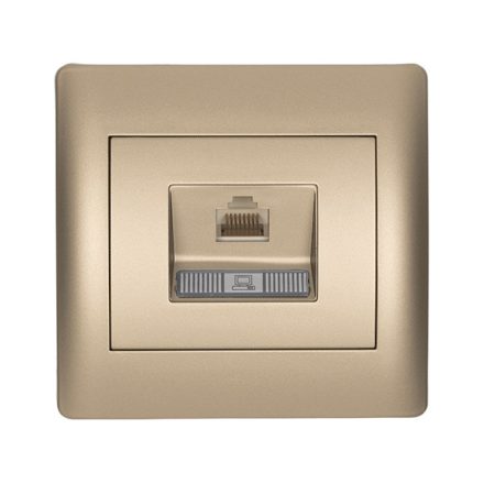  Rhyme számítógép hálózati aljzat pezsgő metál Elmark