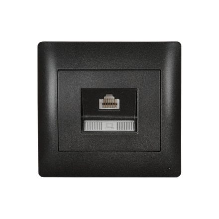 Rhyme számítógép hálózati aljzat grafit metál Elmark