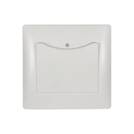 Rhyme kártyaolvasó kapcsoló fehér metál Elmark