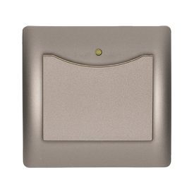 Rhyme kártyaolvasó kapcsoló szürke metál Elmark