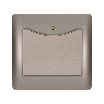 Rhyme kártyaolvasó kapcsoló szürke metál Elmark