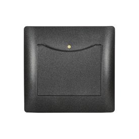 Rhyme kártyaolvasó kapcsoló grafit metál Elmark