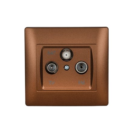 Rhyme TV+FM+SAT aljzat kávé metál Elmark