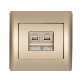 Rhyme telefon dupla aljzat pezsgő metál Elmark